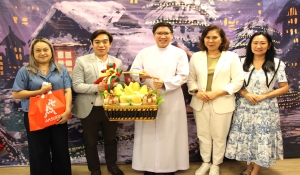 คณะผู้บริหารและผู้แทนของบริษัท/หน่วยงานต่าง ๆ เข้ามาส่งความสุขโอกาสพระคริสตสมภพและปีใหม่ 2025