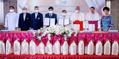 ความร่วมมือทางวิชาการ (MOU) ระหว่างสภาการศึกษาคาทอลิกแห่งประเทศไทย สถาบันพัฒนาคุณภาพวิชาการ (พว.)